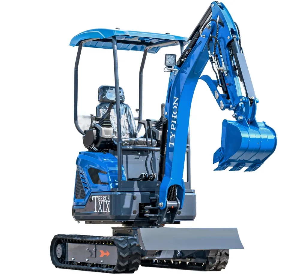 TYPHON TERROR XIX STORM – 4,000 lb Canopy Mini Excavator