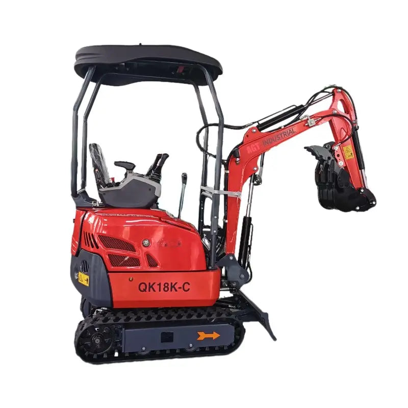 AGT Industrial QK18K-C 1.8-Ton Kubota Diesel Mini Excavator