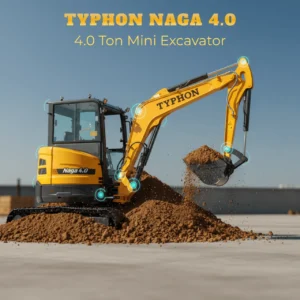 TYPHON NAGA 4.0 4-Ton Yanmar Diesel Mini Excavator