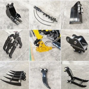 TYPHON TERROR XI STORM – 1.1-Ton Mini Excavator with 13 Attachments