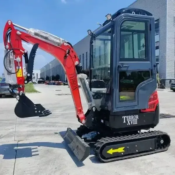 TYPHON TERROR XVIII Prestige 2-Ton Mini Excavator with 12 Attachments