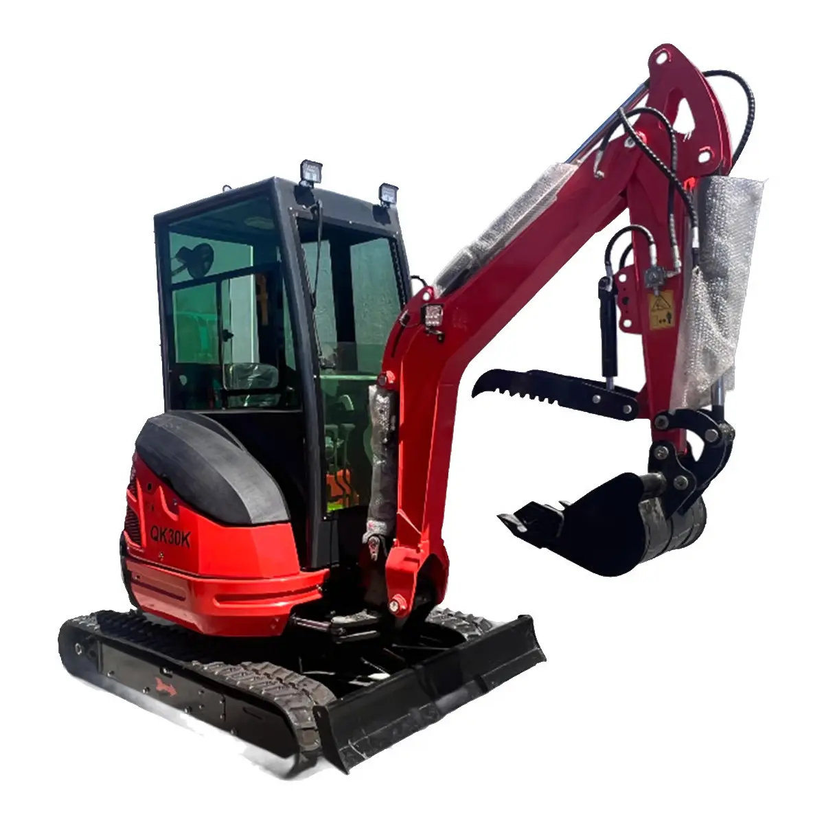 AGT Industrial QK30K 2.8-Ton Mini Excavator with Enclosed Cab